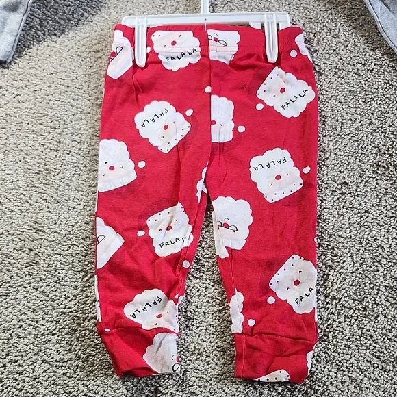 Gerber Festive Gray and Red Baby Bodysuit Set - Picture 4 of 4